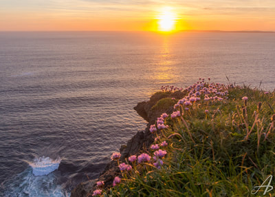 Sunset from the Cliffs of Moher